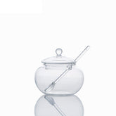 سكرية زجاج بمقاس 10 × 7.5 سم- شفاف